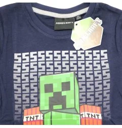 Minecraft βαμβακερή καλοκαιρινή Πιτζάμα Για αγόρια (FKC48702 NAVY)