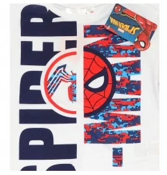 Marvel Spiderman κοντομάνικο Μπλουζάκι Για Αγόρια (EV1096 WHITE) - Κοντομάνικα μπλουζάκια