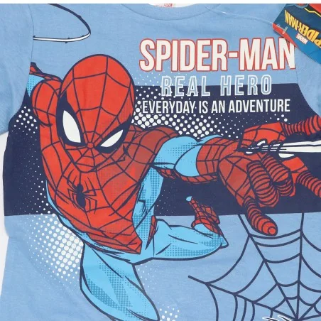 Marvel Spiderman κοντομάνικο Μπλουζάκι Για Αγόρια (EV1037 blue)