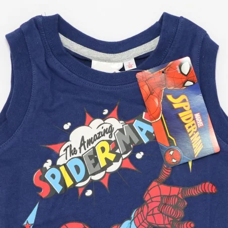 Marvel Spiderman Αμάνικο Μπλουζάκι Για Αγόρια (DISI 05211B)
