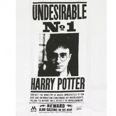 Harry Potter κοντομάνικο μπλουζάκι για αγόρια (HP 52 02 119B White)