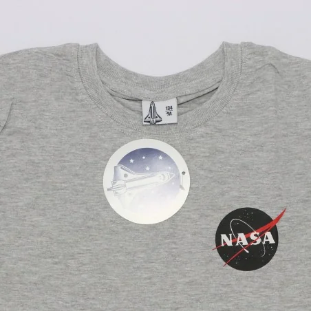 NASA Κοντομάνικο Μπλουζάκι για αγόρια (NASA 52 02 106 GREY)