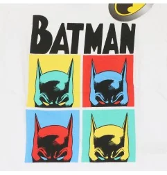 Batman Παιδικό Κοντομάνικο Μπλουζάκι Για Αγόρια (BAT 52 02 329 White)