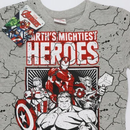 Marvel Avengers κοντομάνικο Μπλουζάκι αγόρια (AV 52 02 354 GREY)