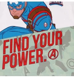 Marvel Avengers κοντομάνικο Μπλουζάκι αγόρια (EV1024 WHITE) - Κοντομάνικα μπλουζάκια