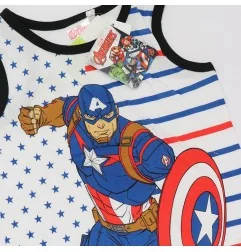 Marvel Avengers Captain America Αμάνικο Μπλουζάκι Για Αγόρια (UE1064)
