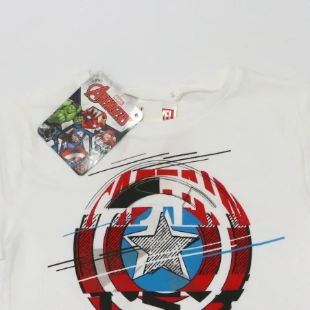 Marvel Avengers κοντομάνικο Μπλουζάκι αγόρια (UE1063White)