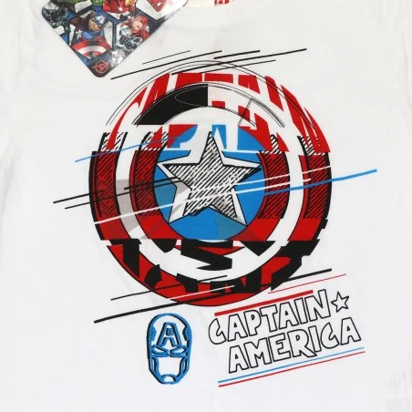 Marvel Avengers κοντομάνικο Μπλουζάκι αγόρια (UE1063White) Marvel Avengers κοντομάνικο Μπλουζάκι αγόρια (UE1063White)