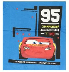 Disney Cars Κοντομάνικο μπλουζάκι για αγόρια (DIS C 52 02 9455 Blue)