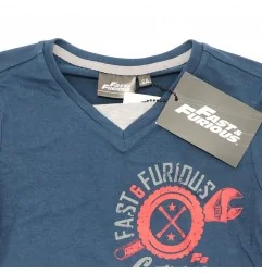 Fast & Furious Κοντομάνικο Μπλουζάκι Για αγόρια (FFER1005 BLUE) - Κοντομάνικα μπλουζάκια