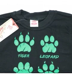 Βρεφικό Κοντομάνικο Μπλουζάκι Makoma "Wild World" – 100% Βαμβακερό (Μαύρο/Πράσινο) (20216CZ)