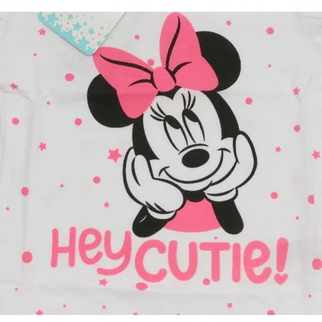 Βρεφικό Κοντομάνικο Μπλουζάκι Minnie Mouse Disney Baby "Hey Cutie!" - Λευκό με Ροζ Πουά - 100% Βαμβακερό (DISM 01006A) Βρεφικό Κοντομάνικο Μπλουζάκι Minnie Mouse Disney Baby "Hey Cutie!" - Λευκό με Ροζ Πουά - 100% Βαμβακερό (DISM 01006A)