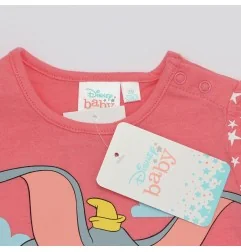 Disney Baby Dumbo Βρεφικό Κοντομάνικο Μπλουζάκι για Κορίτσια - 100% Βαμβακερό (DISD 01008Β) - Κοντομάνικα μπλουζάκια