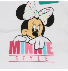 Disney Baby Minnie Mouse Βρεφικό Κοντομάνικο Μπλουζάκι "Style" - 100% Βαμβακερό (DIS MF 51 02 840A)