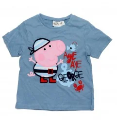 Peppa Pig George Κοντομάνικο Μπλουζάκι Για αγόρια (WE1075 Blue) - Κοντομάνικα μπλουζάκια
