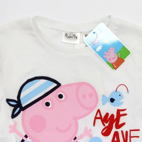Peppa Pig George Κοντομάνικο Μπλουζάκι Για αγόρια (WE1075 White)
