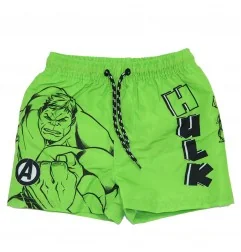 Marvel Avengers Hulk Παιδικό Μαγιό Σορτς για αγόρια (WE1819 green) - Μάγιο σορτσάκι