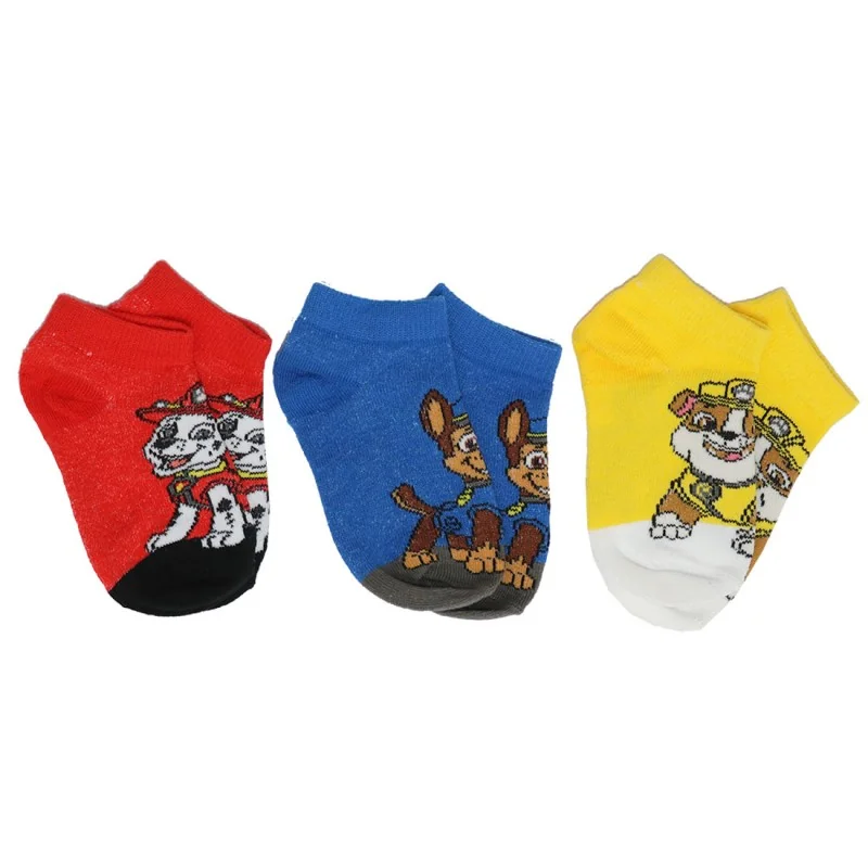 Paw Patrol παιδικές κοντές κάλτσες σετ 3 ζευγάρια (WE0609 red) Paw Patrol παιδικές κοντές κάλτσες σετ 3 ζευγάρια (WE0609 red)