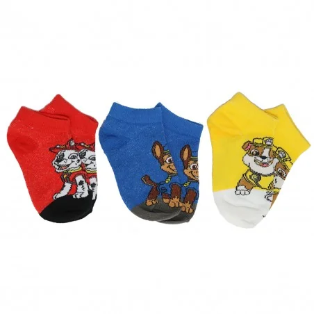 Paw Patrol παιδικές κοντές κάλτσες σετ 3 ζευγάρια (WE0609 red) Paw Patrol παιδικές κοντές κάλτσες σετ 3 ζευγάρια (WE0609 red)