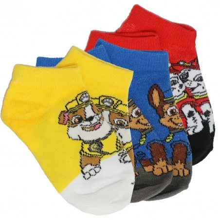 Paw Patrol παιδικές κοντές κάλτσες σετ 3 ζευγάρια (WE0609 red) Paw Patrol παιδικές κοντές κάλτσες σετ 3 ζευγάρια (WE0609 red)
