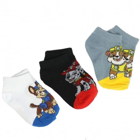 Paw Patrol παιδικές κοντές κάλτσες σετ 3 ζευγάρια (WE0609) - Κάλτσες κοντές αγόρι
