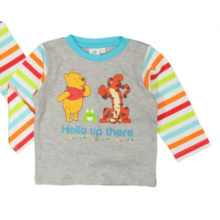 Disney Baby Winnie The Pooh Βρεφικό Βαμβακερό Μπλουζάκι (DIS BP 51 02 641) - Μπλουζάκια Μακρυμάνικα (μακό)