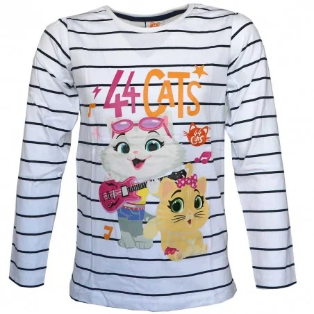 44 Cats Μακρυμάνικο Μπλουζάκι για κορίτσια (CATS 52 02 008) - Μπλουζάκια Μακρυμάνικα (μακό)