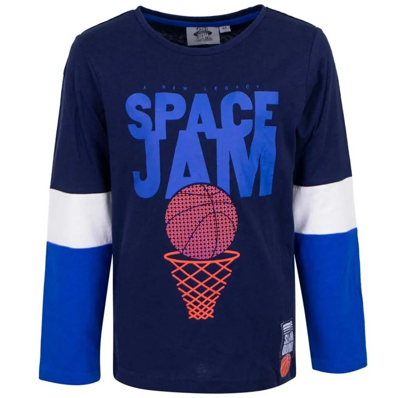 Space Jam μακρυμάνικο μπλουζάκι για αγόρια (HU1278 Navy) Space Jam μακρυμάνικο μπλουζάκι για αγόρια (HU1278 Navy)