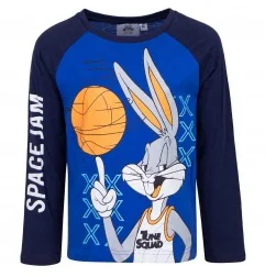 Space Jam μακρυμάνικο μπλουζάκι για αγόρια (HU1283 Blue) - Μπλουζάκια Μακρυμάνικα (μακό)