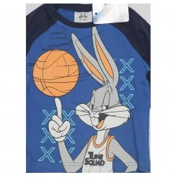 Space Jam μακρυμάνικο μπλουζάκι για αγόρια (HU1283 Blue)