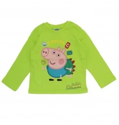 Peppa Pig George Μακρυμάνικο Μπλουζάκι Για αγόρια (PP 52 02 903/906 Green) - Μπλουζάκια Μακρυμάνικα (μακό)
