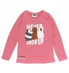 We Bare Bears Παιδικό Μακρυμάνικο μπλουζάκι για κορίτσια (WBB 52 02 692 Pink) - Μπλουζάκια Μακρυμάνικα (μακό)