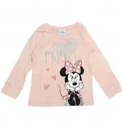 Disney Minnie Mouse Μακρυμάνικο Μπλουζάκι Για Κορίτσια (DIS MF 52 02 9611 L Pink) - Μπλουζάκια Μακρυμάνικα (μακό)
