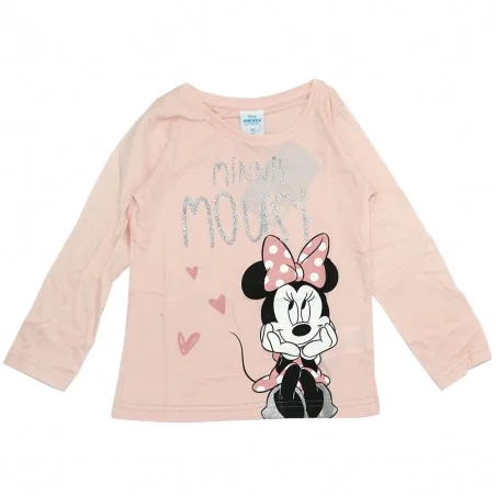Disney Minnie Mouse Μακρυμάνικο Μπλουζάκι Για Κορίτσια (DIS MF 52 02 9611 L Pink) - Μπλουζάκια Μακρυμάνικα (μακό)