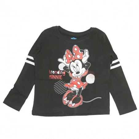 Disney Minnie Mouse Μακρυμάνικο Μπλουζάκι Για Κορίτσια (DIS MF 52 02 9025) black - Μπλουζάκια Μακρυμάνικα (μακό)