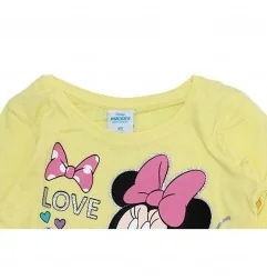Disney Minnie Mouse Μακρυμάνικο Μπλουζάκι Για Κορίτσια (DIS MF 52 02 6329 L Yellow)