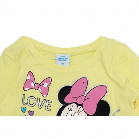 Disney Minnie Mouse Μακρυμάνικο Μπλουζάκι Για Κορίτσια (DIS MF 52 02 6329 L Yellow)
