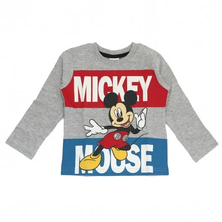 Disney Mickey Mouse Μακρυμάνικο μπλουζάκι για αγόρια (DIS MFB 52 02 9050) grey - Μπλουζάκια Μακρυμάνικα (μακό)