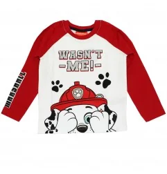 Paw Patrol Movie Μακρυμάνικο Μπλουζάκι για αγόρια (PAW 52 02 1619 red) - Μπλουζάκια Μακρυμάνικα (μακό)