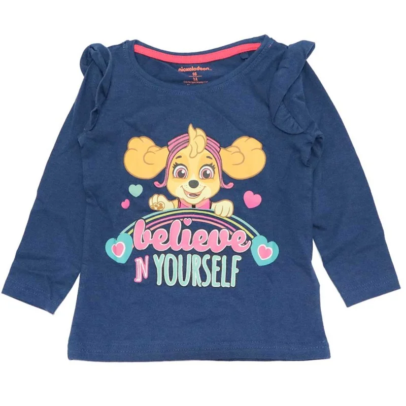 Paw Patrol Μακρυμάνικο Μπλουζάκι για κορίτσια (PAW 52 02 1592 navy) Paw Patrol Μακρυμάνικο Μπλουζάκι για κορίτσια (PAW 52 02 1592 navy)