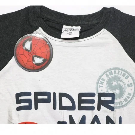 Marvel Spiderman Μακρυμάνικο μπλουζάκι για αγόρια (SP S 52 02 1242 grey)