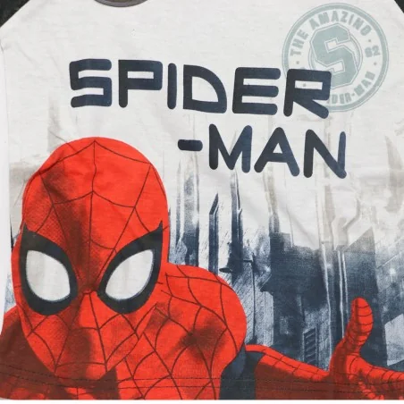 Marvel Spiderman Μακρυμάνικο μπλουζάκι για αγόρια (SP S 52 02 1242 grey)