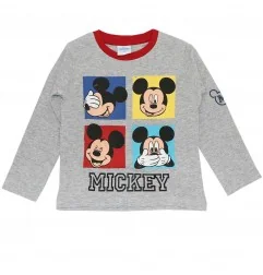 Disney Mickey Mouse Μακρυμάνικο μπλουζάκι για αγόρια (DIS MFB 52 02 8551/9256 grey) - Μπλουζάκια Μακρυμάνικα (μακό)
