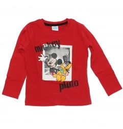Disney Mickey Mouse Μακρυμάνικο μπλουζάκι για αγόρια (DIS MFB 52 02 8551/9256 red) - Μπλουζάκια Μακρυμάνικα (μακό)