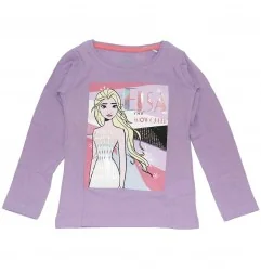 Disney Frozen Μακρυμάνικο Μπλουζάκι Για Κορίτσια (DIS FROZ 52 02 9001 SEQUINS) - Μπλουζάκια Μακρυμάνικα (μακό)