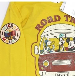 Disney Mickey Mouse Μακρυμάνικο μπλουζάκι για αγόρια (VH1111 yellow) - Μπλουζάκια Μακρυμάνικα (μακό)