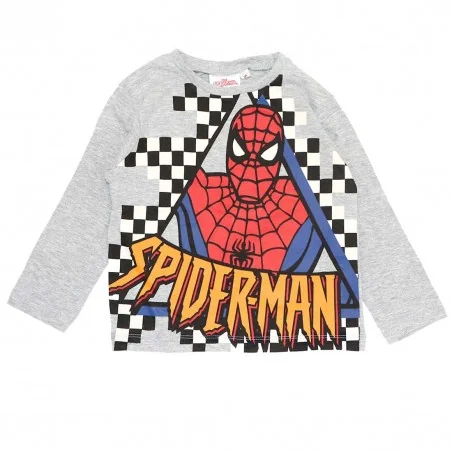 Marvel Spiderman Μακρυμάνικο μπλουζάκι για αγόρια (VH1068 grey) - Μπλουζάκια Μακρυμάνικα (μακό)