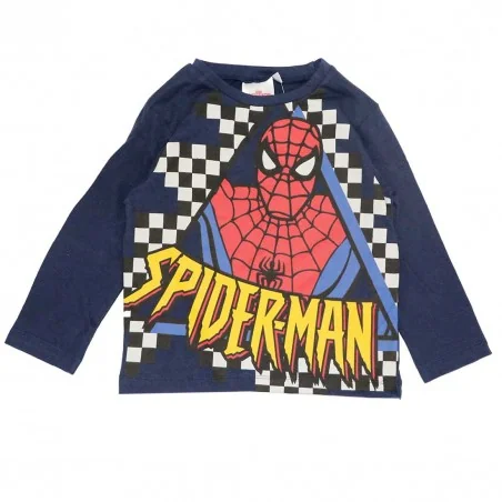 Marvel Spiderman Μακρυμάνικο μπλουζάκι για αγόρια (VH1068 navy) - Μπλουζάκια Μακρυμάνικα (μακό)