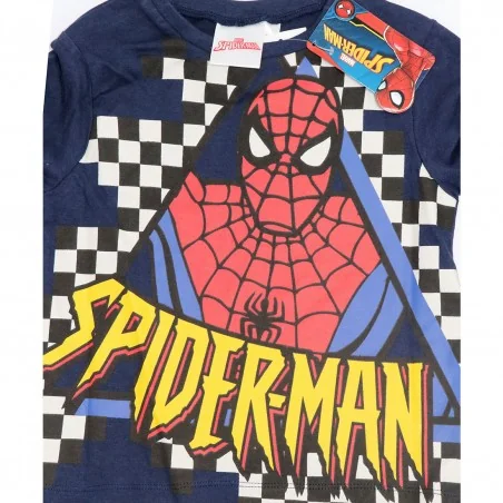 Marvel Spiderman Μακρυμάνικο μπλουζάκι για αγόρια (VH1068 navy)