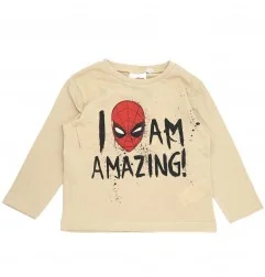 Marvel Spiderman Μακρυμάνικο μπλουζάκι για αγόρια (VH1143) - Μπλουζάκια Μακρυμάνικα (μακό)